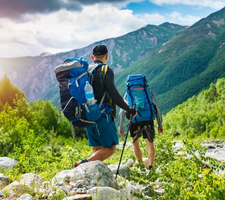 mountain trekking
